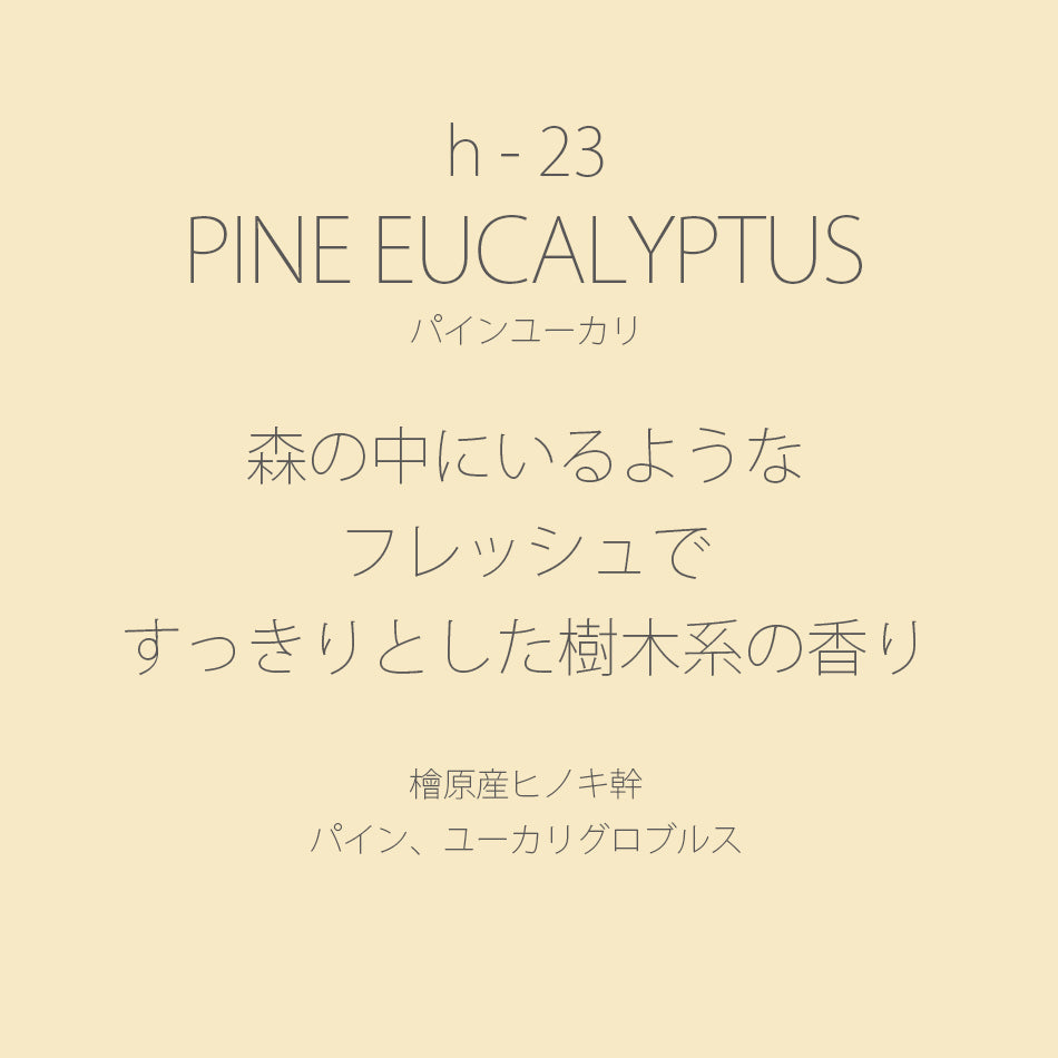 h-23 PINE EUCALYPTUS［パインユーカリ］